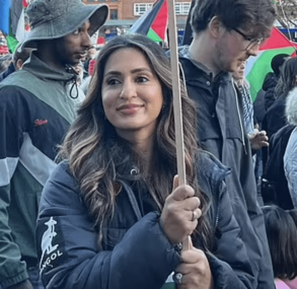 Teacher Identified In Controversial Placard Incident At Pro-palestinian March