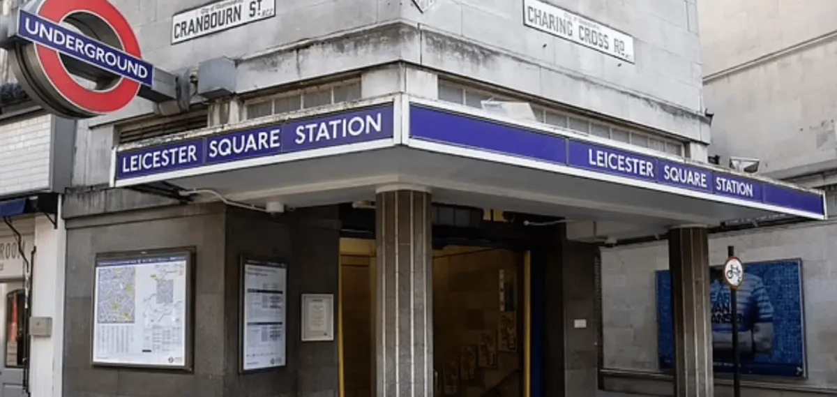 Manhunt Underway After Man Tries to Push Woman onto Leicester Square Tube Tracks