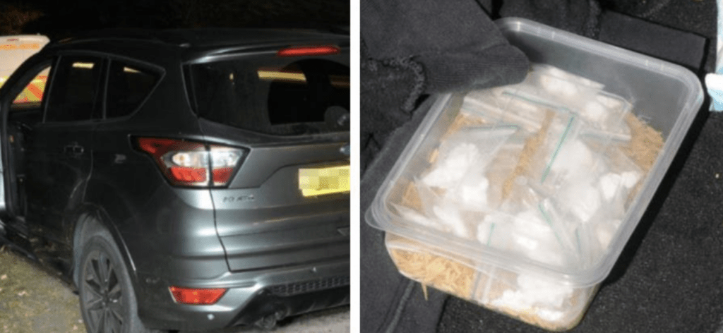 A Drug Dealer Who Struck Two Officers With His Car While Attempting To Avoid Being Arrested Near Chatham Has Been Jailed