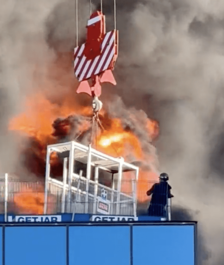 Major Fire Breaks Out Near Reading Town Centre