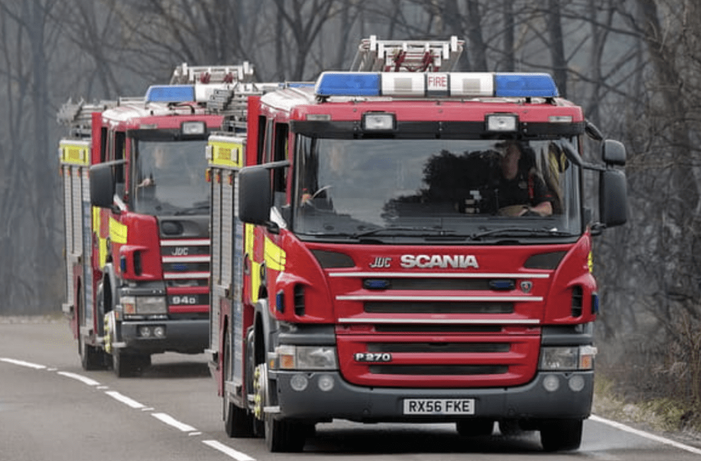 Firefighters Rescue Man And Dog From Domestic Dwelling Fire In Stanwell