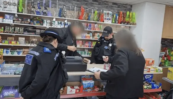 Illegal Vapes And Counterfeit Cigarettes Seized In Shop Raid