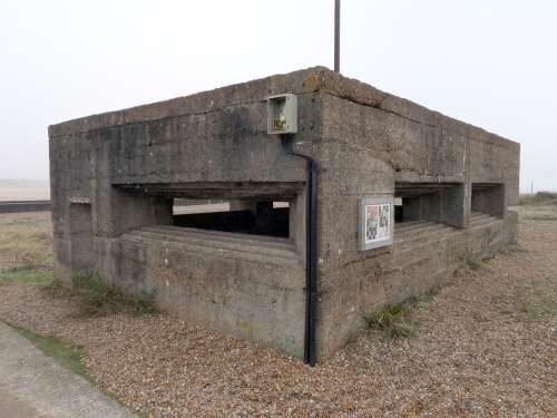 Arson Attack carried out on Rye Harbour WWII Pillbox