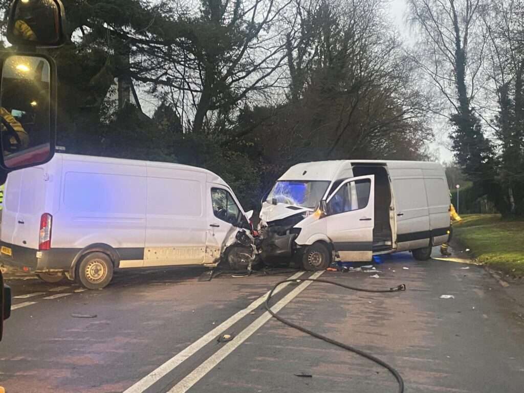Person Rescued After Head-On Collision on A22