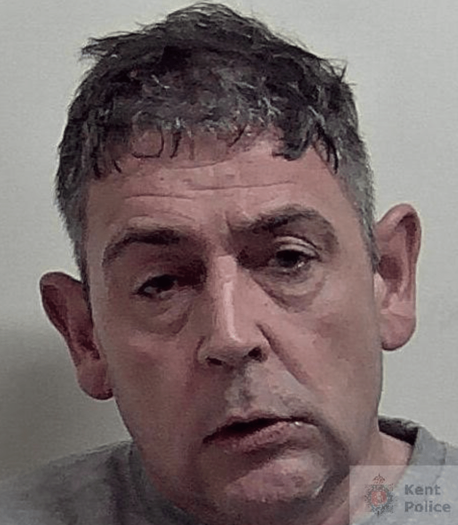 A pregnant woman was injured in Maidstone by a man who threw an axe at her stomach