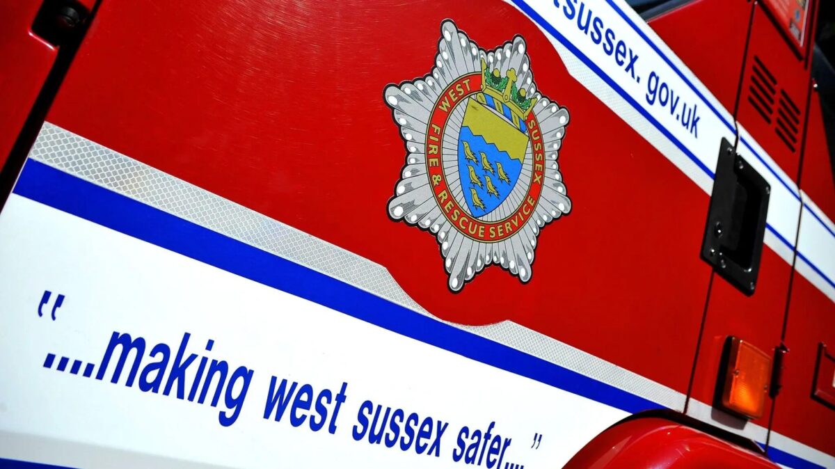 Car Skids Off A27 Shoreham Bypass Slip Road in Wet Weather — No Injuries Reported