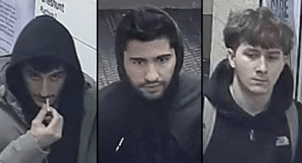 CCTV released after yobs graffiti MP office