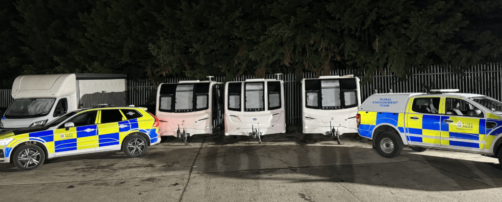 Essex Police Recover £70k Worth of Stolen Caravans in Brentwood Using Drone Technology