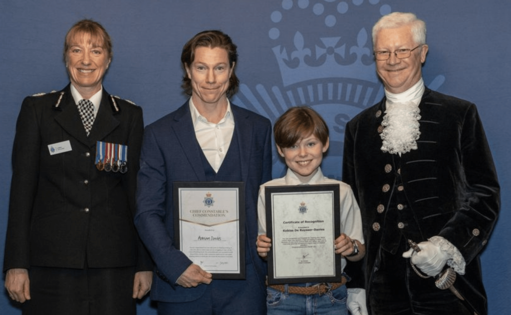 Father and Son Awarded for Heroic Rescue of Paddleboarder in #Worthing