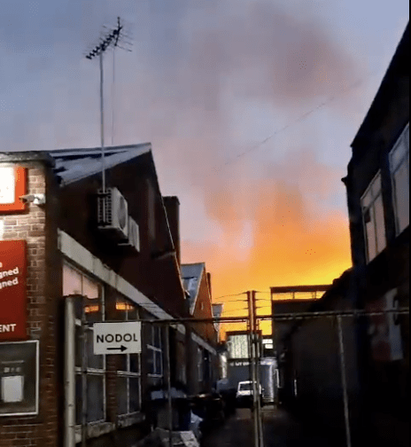 Firefighters Injured Battling Major Industrial Blaze in Perivale