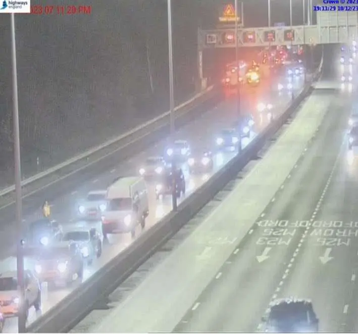 Police Appeal for Witnesses After Body Found on M23 Motorway in Surrey