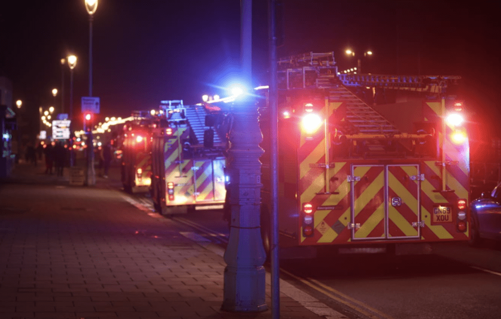 Highrise Flat Fire Leads to Evacuation of Holiday Inn and Guests in Brighton