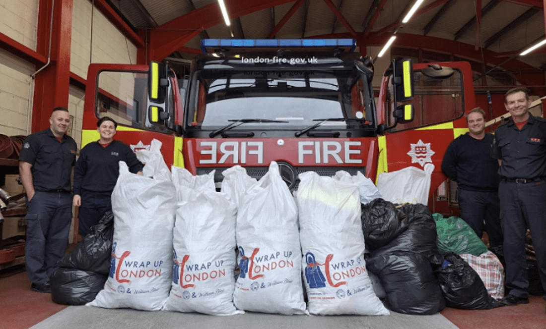 London Fire Brigade Spreads Festive Joy in Local Communities