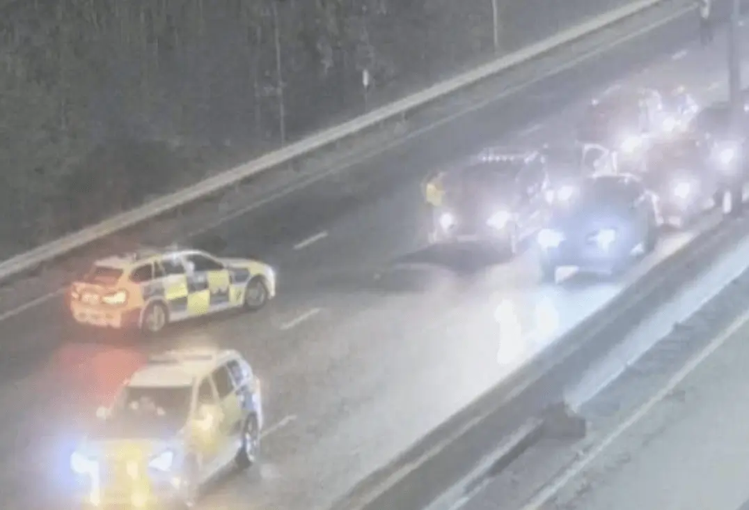 M23 Southbound Closed After Body Found on Surrey Motorway – Police Appeal for Witnesses
