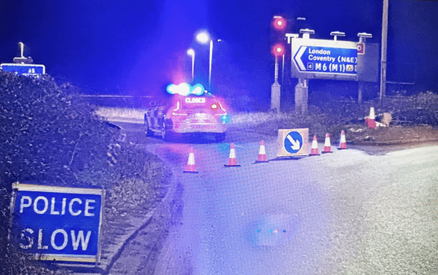 Man dies after collision on the M6 near Corley Services
