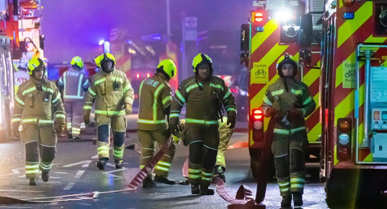 Arson attack at an industrial site in Swanley, sparking a large-scale response from Kent Fire and Rescue Service