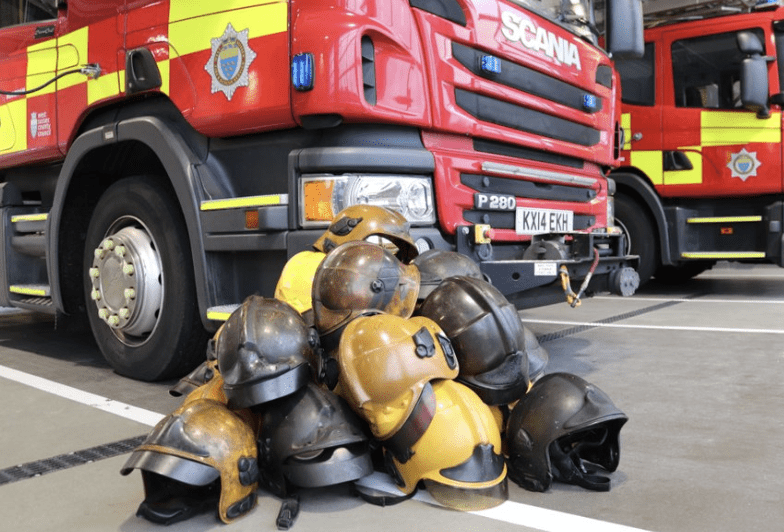 Old Fire Helmets to Become Art in Ashes to Art Campaign for Charity