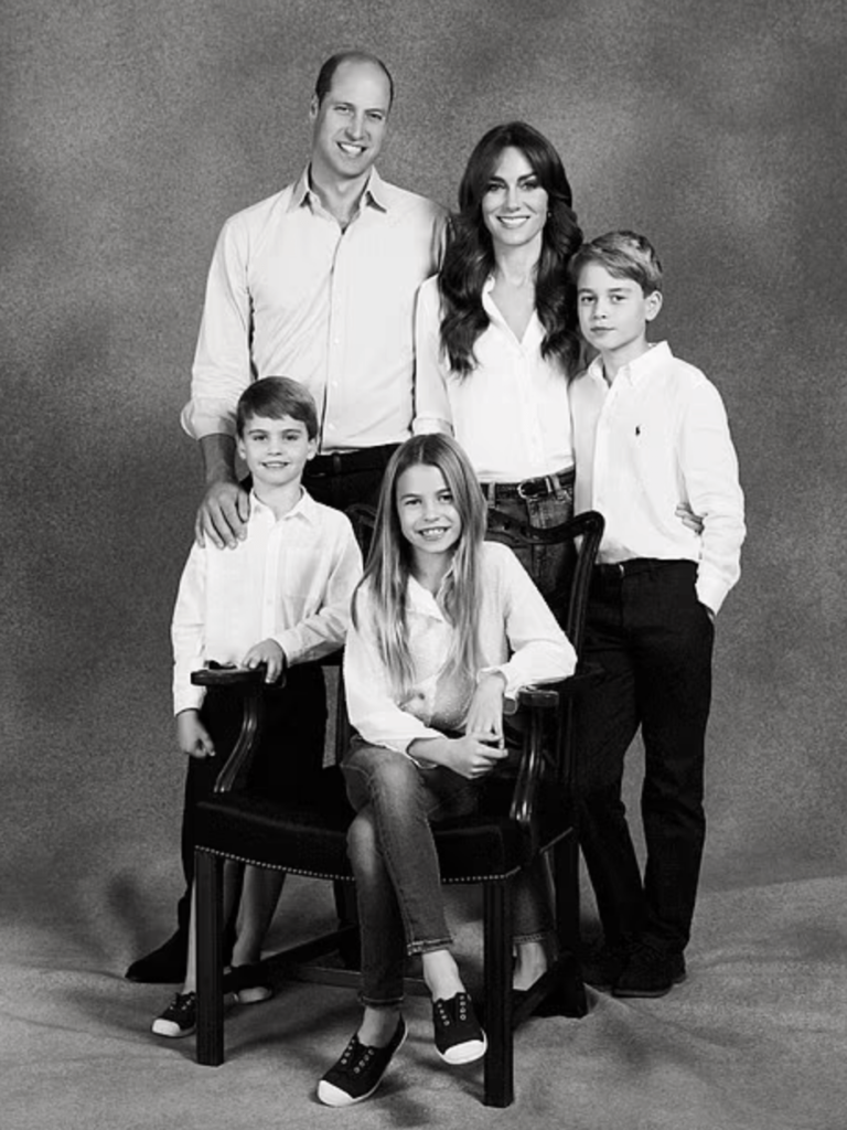 Prince and Princess of Wales Release Relaxed Family Christmas Card
