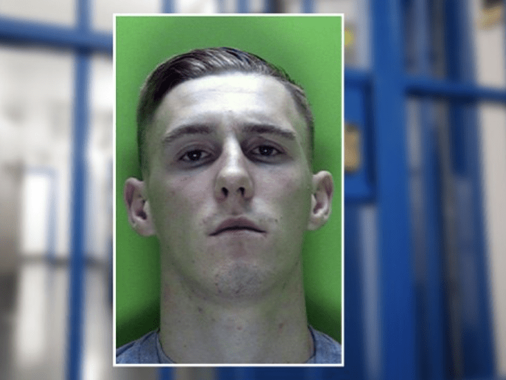 A banned driver who knocked over an elderly pedestrian as he sped through a village in a stolen car has been put behind bars