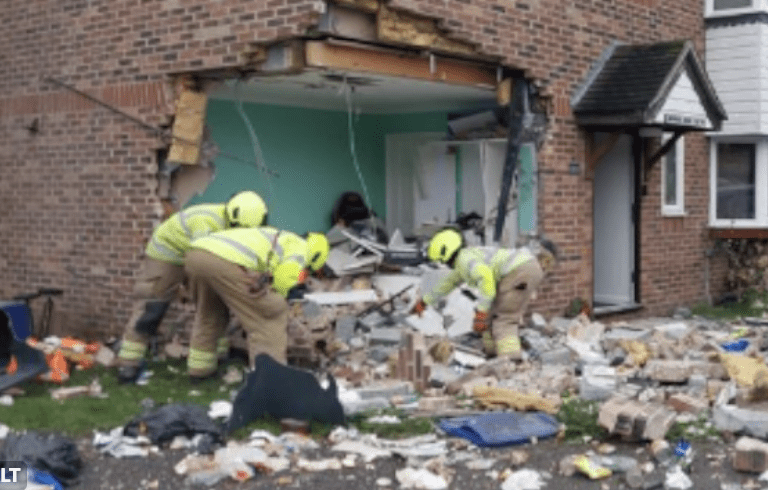Road Closure in Grays Following Car Collision with Property