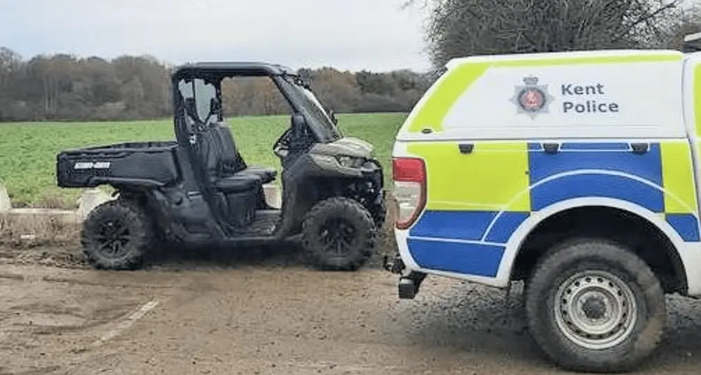 Stolen Can-Am Traxter Recovered Hidden in Cranbrook Woodland Days After Theft
