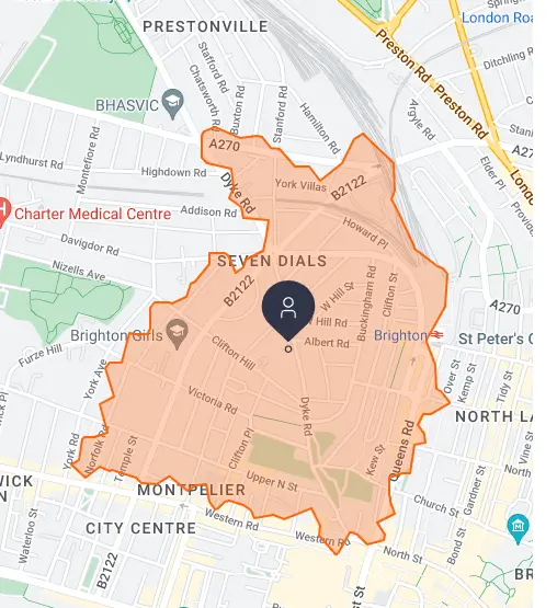 Fault Cuts Power to Hundreds in Central Brighton