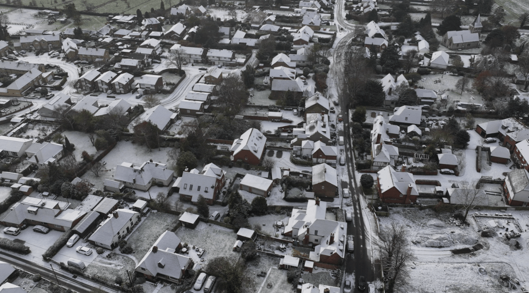 Snow Sweeps Across South East England as Winter Officially Begins