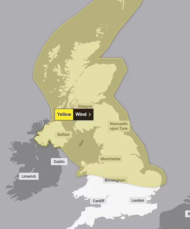 UK Braces for 80mph Gale-Force Winds: ‘Danger to Life’ Warning Hits North England and Scotland