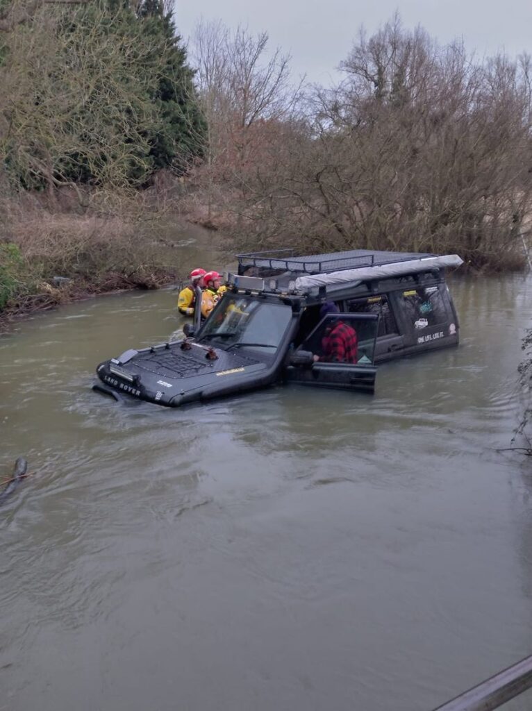 Essex Fire and Rescue Service Rescues Five People Trapped in Flooded Roads
