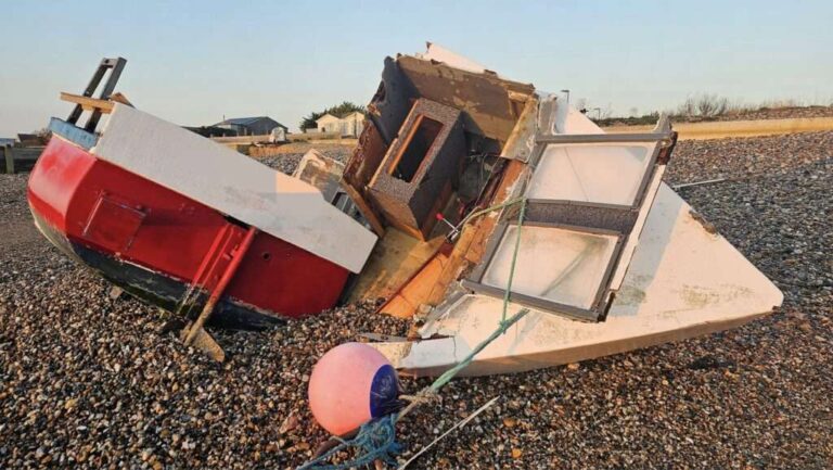 Coastguard Team Rushes to Selsey Beach: Vessel in Distress