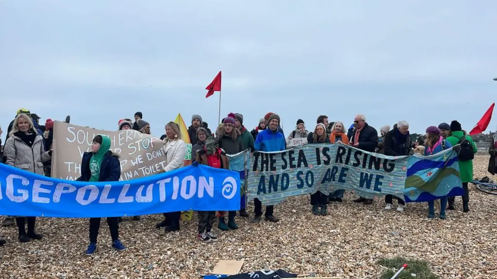 Tide of Discontent: Surfers Rally Against Sewage in Southwick