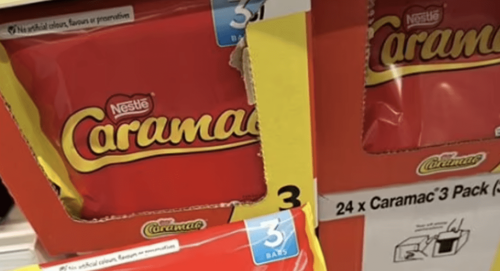 Caramac Bars Make a Sweet Comeback at B&M, Delighting Chocolate Lovers