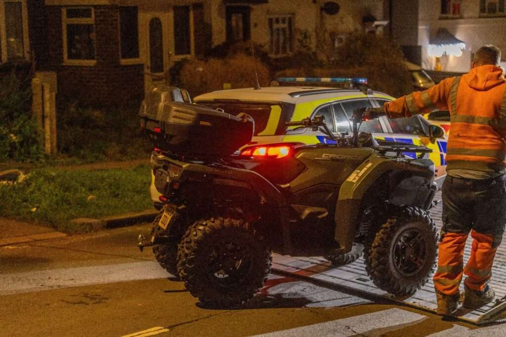 Suspects with Weapons Flee Burglary and Attempted Car Theft in Brighton