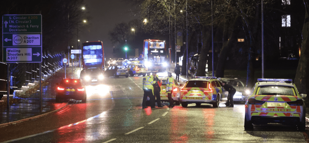 High-Stakes Police Chase Ends with Officers Being Rammed at Well Hall Road in Eltham