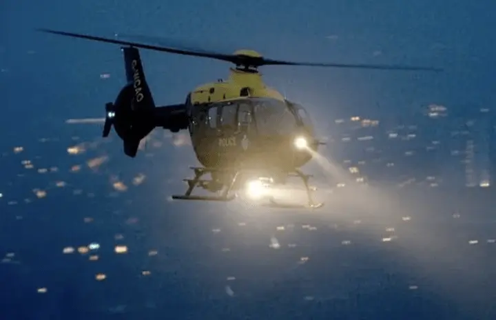 Police Air Support called into Search for  missing man Conrad Sales from Canterbury