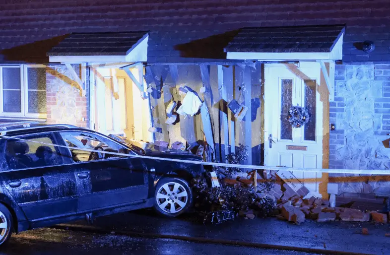 Driver Arrested After Ploughing Into Maidstone Property Causing Extensive Damage