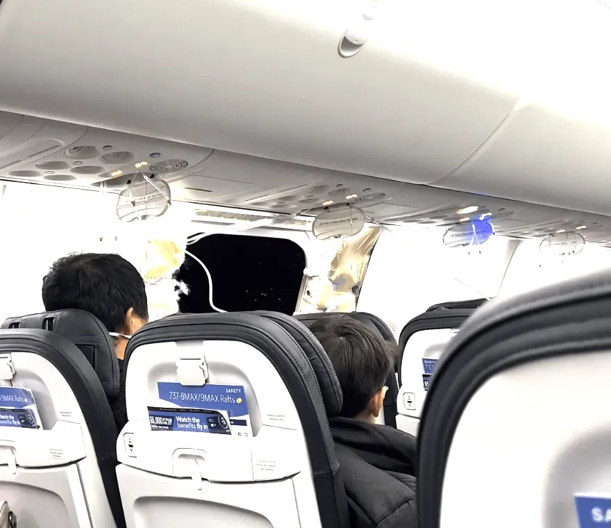 Alaska Airlines Plane Safely Lands After Mid-air Window Blowout In Portland, Oregon Alaska Airlines Plane Safely Lands After Mid-Air Window Blowout in Portland, Oregon