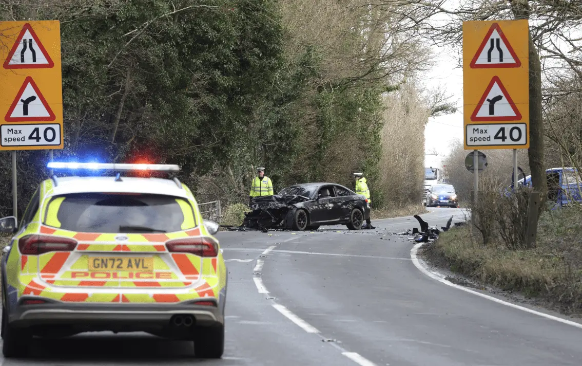 Serious Crash Closes A228 Near Pembury – Police Urge Witnesses After Horror Head-on Collision