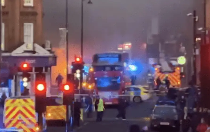Police Declare Critical Incident After Electric Bus Catches Fire in Wimbledon