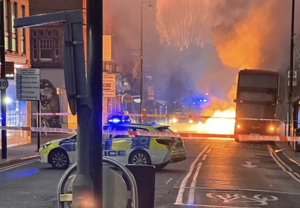 Updated: Critical Incident Declared as Bus Catches Fire in Wimbledon
