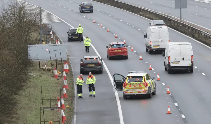 Multi-vehicle collision Causes Lane Closure on M20 Coastbound
