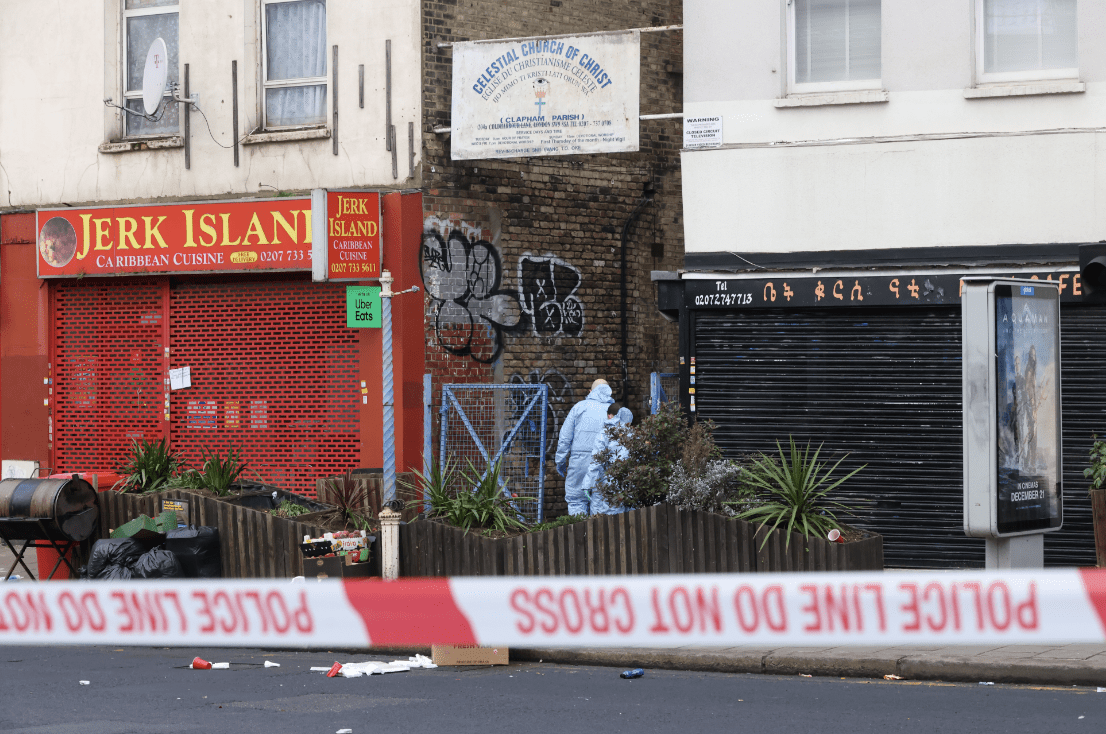 First Pictures from Brixton: Woman Shot Three Men Stabbed in Sunday Morning Blood Bath