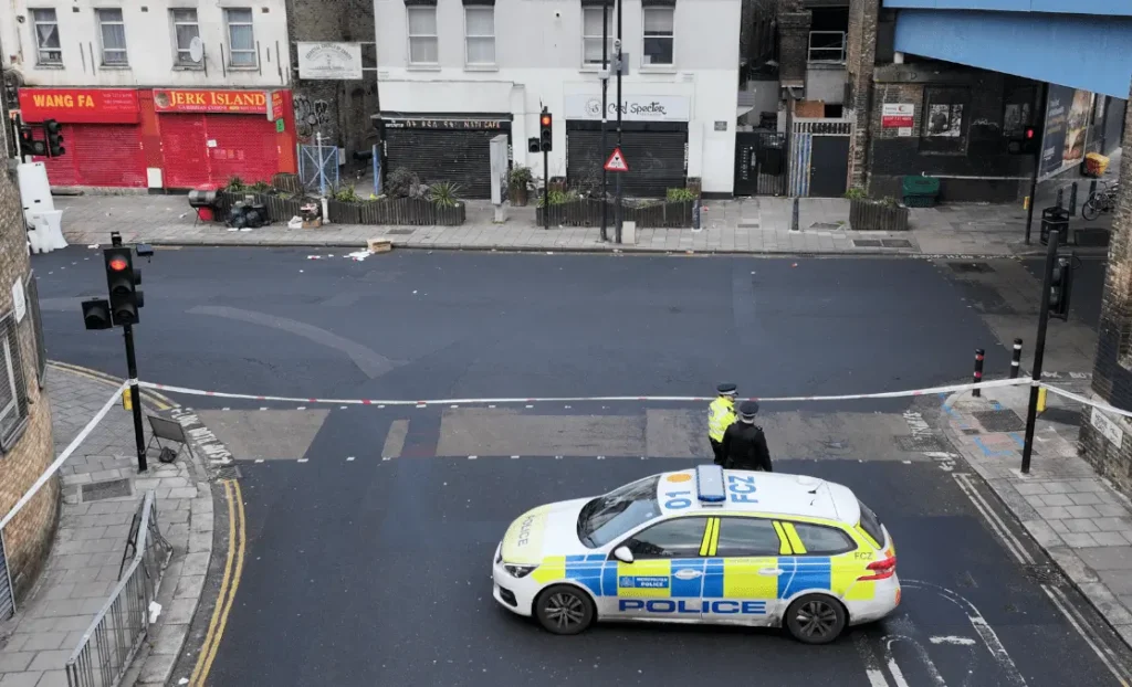 First Pictures from Brixton: Woman Shot Three Men Stabbed in Sunday Morning Blood Bath