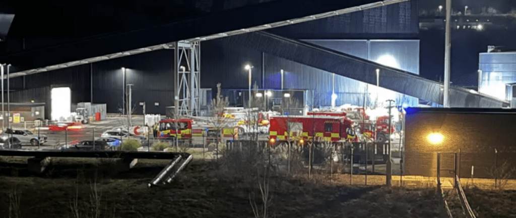 Emergency Response at Blackburn Meadows Power Station in Sheffield