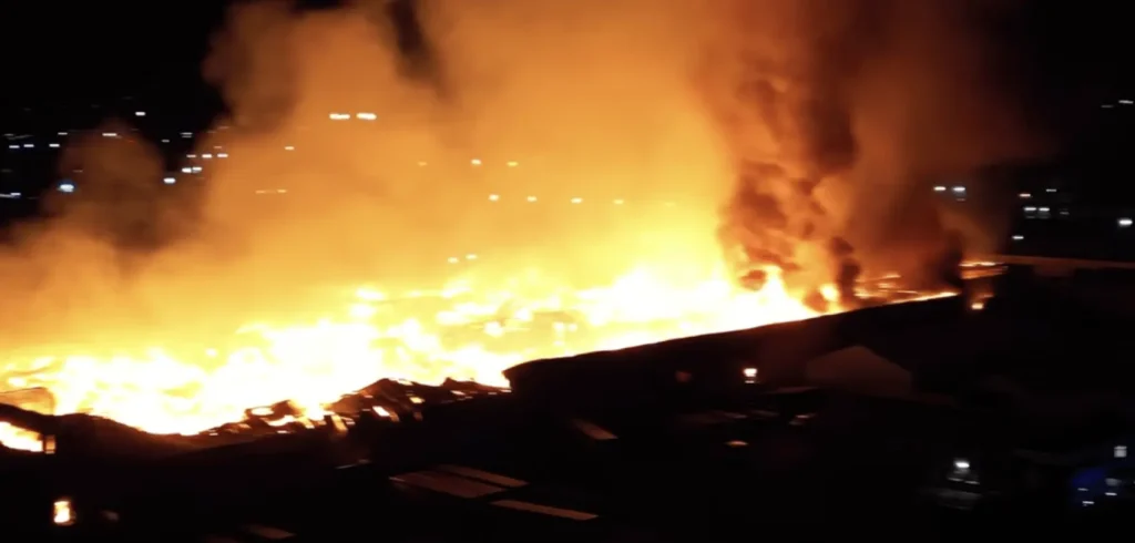 Live Updates: Massive Fire Erupts on Bridgend Industrial Estate