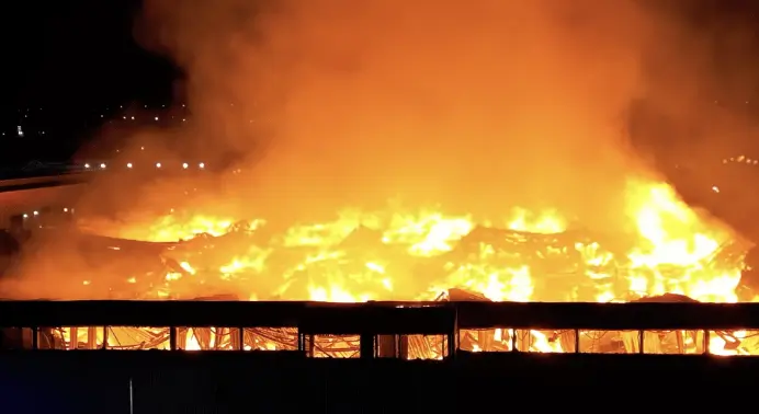 Live Updates: Massive Fire Erupts on Bridgend Industrial Estate