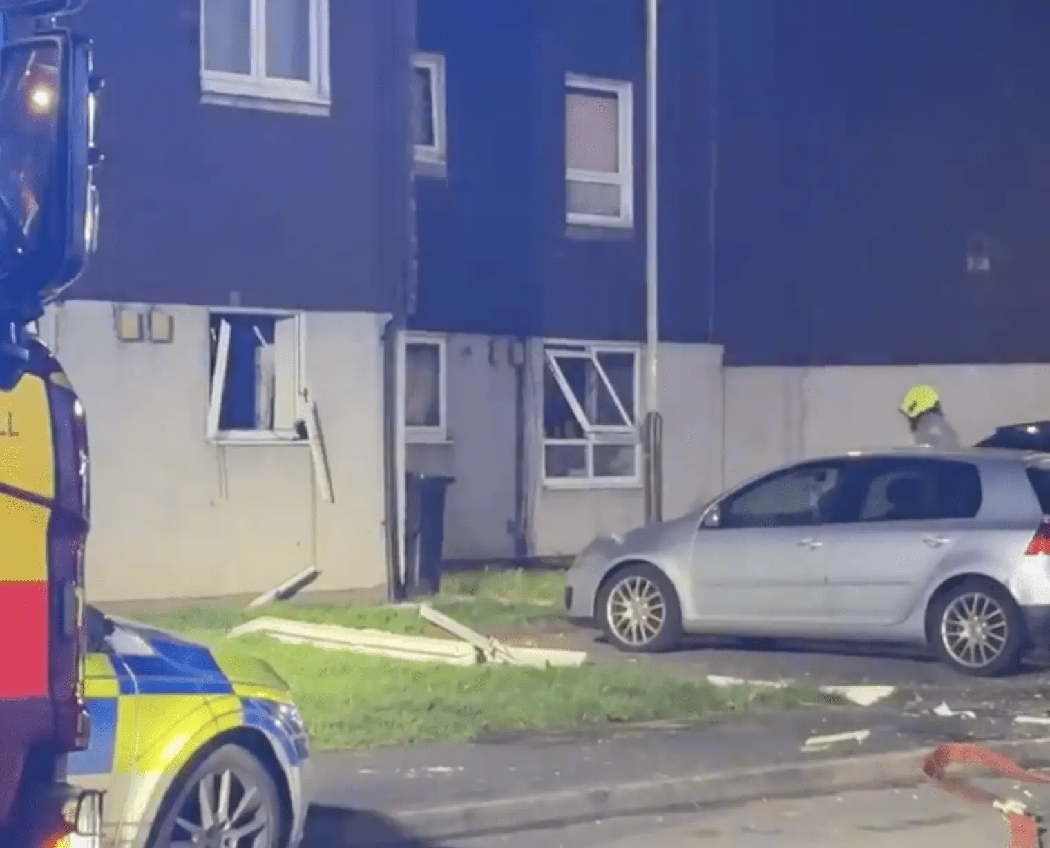 Hero Amazon Driver Rescues Man After Gas Leak Blast Rocks Leicester Cul-de-Sac