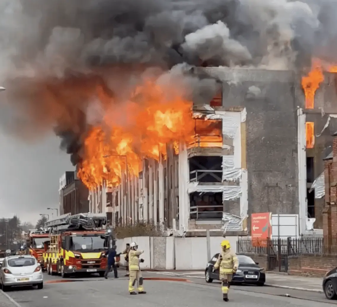 Huge Fire Triggers Major Incident as Liverpool City Centre Building Threatens Collapse