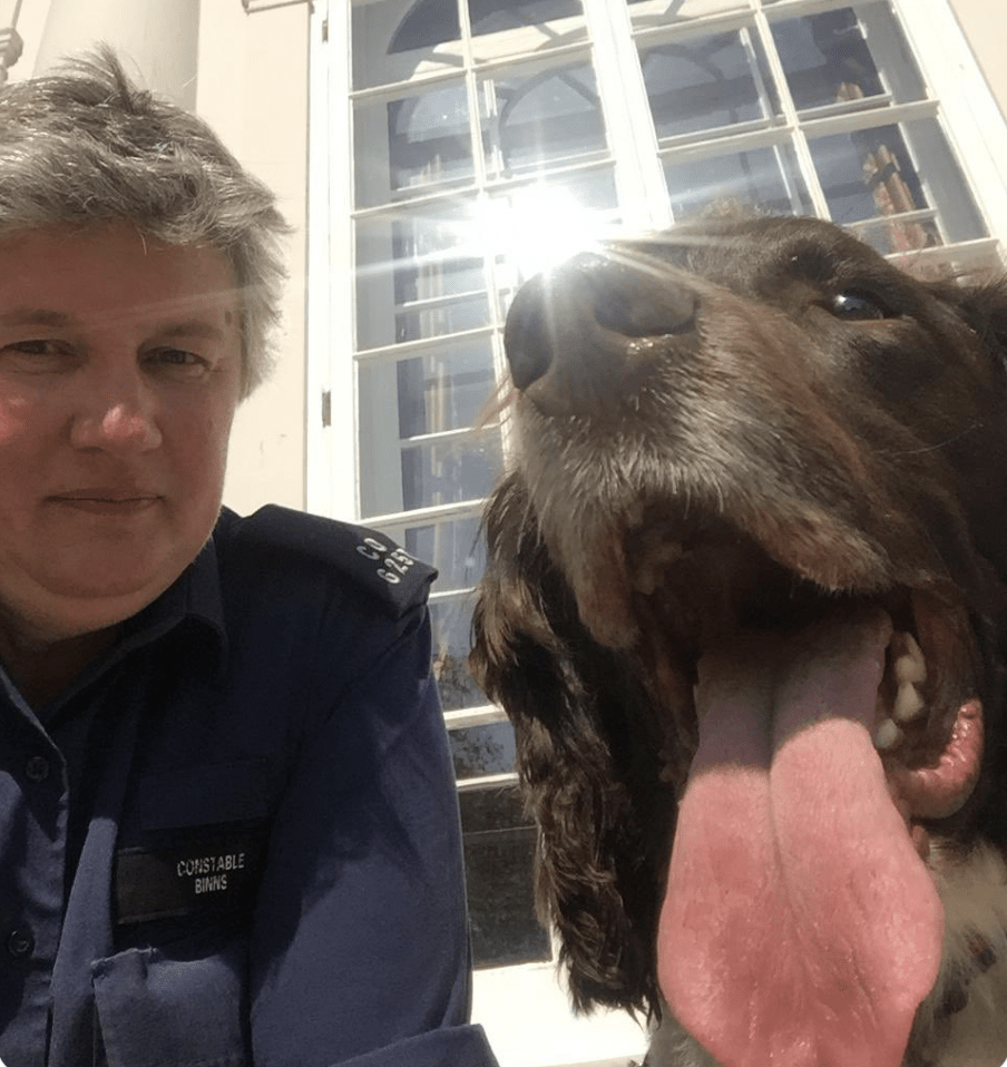 Support Officers on a Mission to Aid Retired Police Dogs
