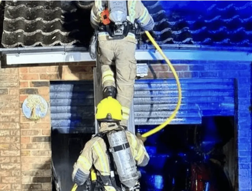 New Year Blaze in Essex: Stray Firework Destroys Shed and Garage in South Woodham Ferrers